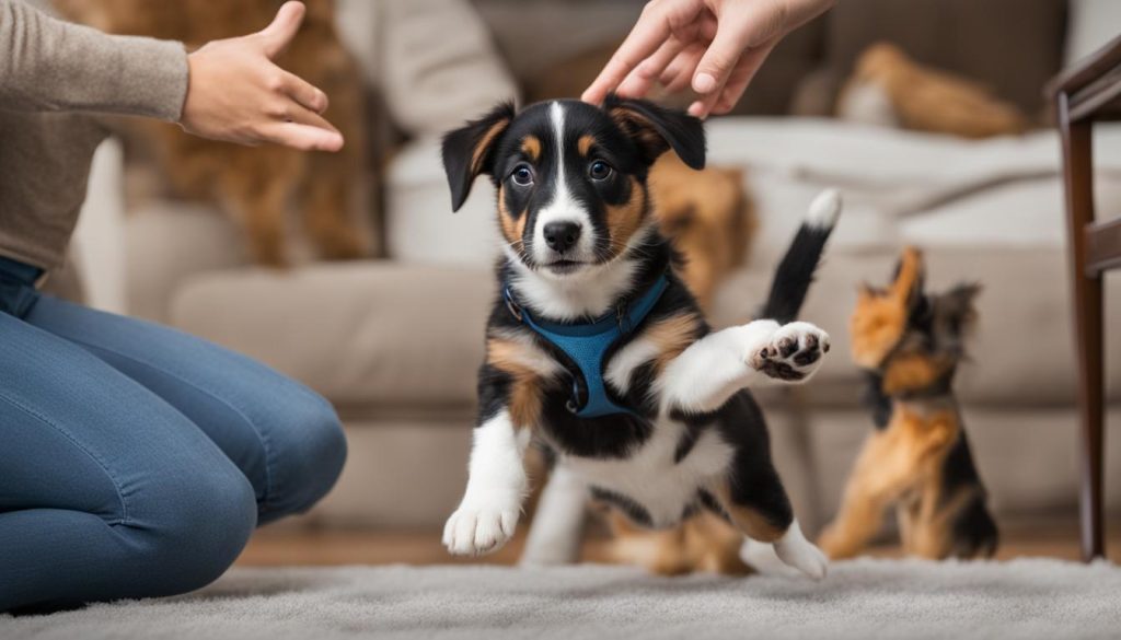 training solutions for puppy jumping