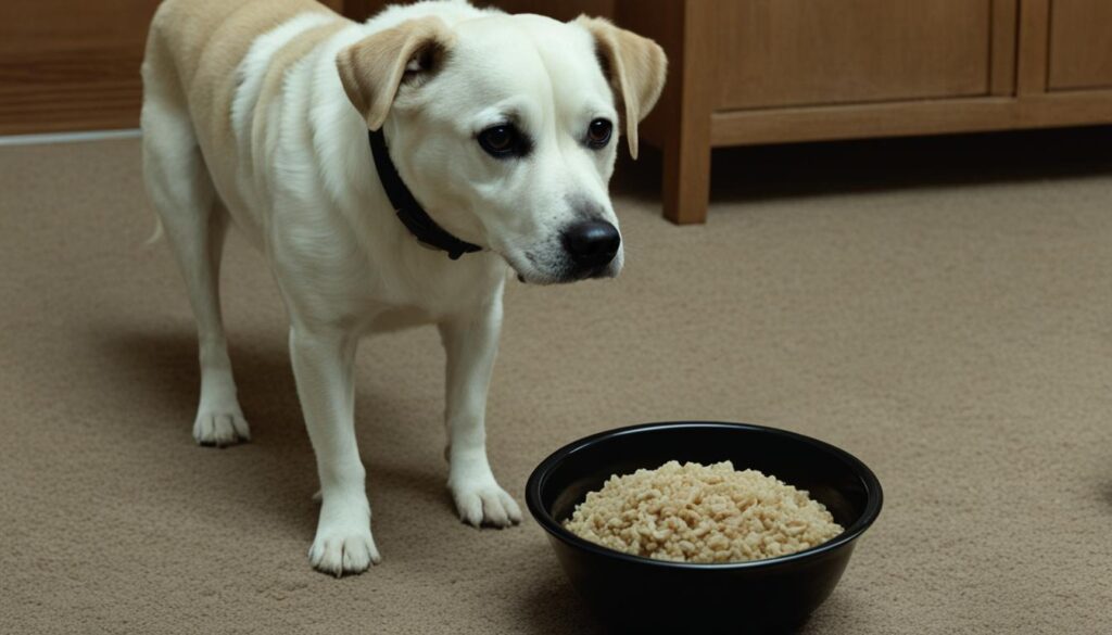 transitioning dog to regular diet after illness