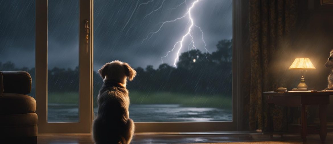 why are dogs scared of thunder